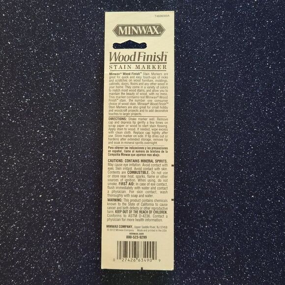 Minwax Wood Finish Stain Marker - 2718 Ebony - NWT, NIB - Picture 5 of 7